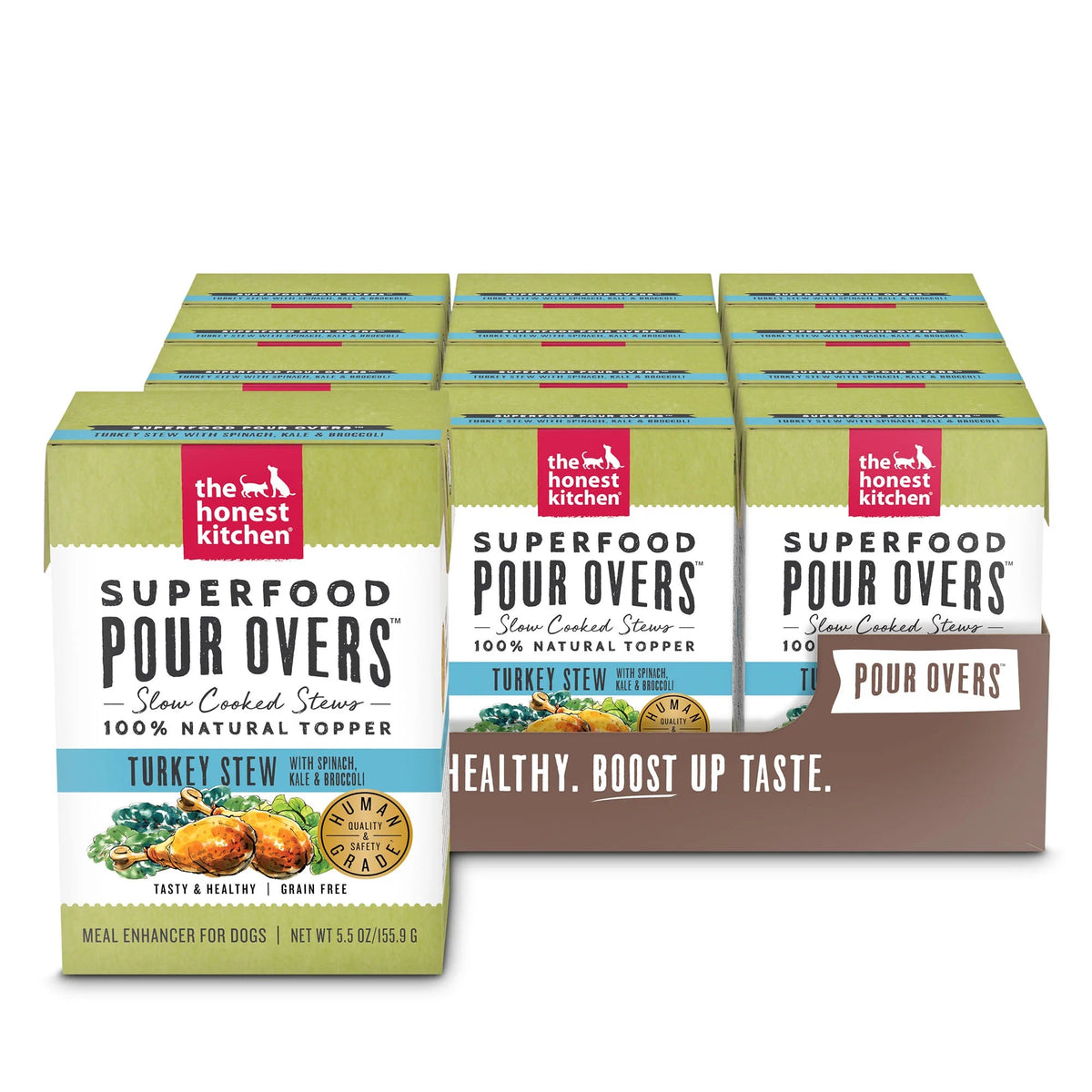 The Honest Kitchen Superfood Pour Overs Turkey Stew Dog Meal Topper