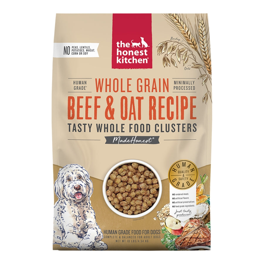 The Honest Kitchen Whole Grain Beef &amp; Oat Clusters Dog Food