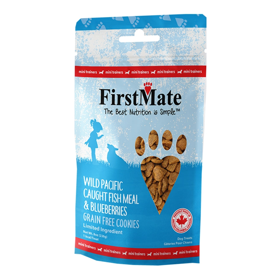 FirstMate Wild Pacific Caught Fish &amp; Blueberries Dog Treats