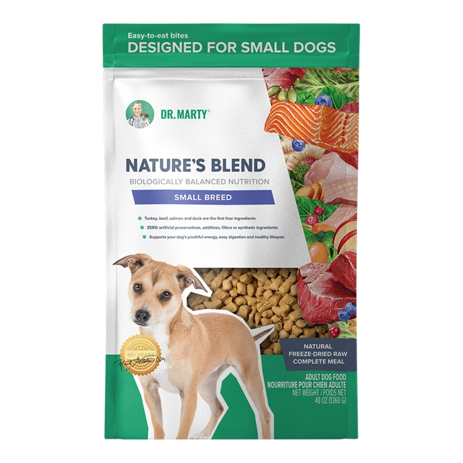 Dr. Marty Freeze-Dried Raw Nature&#39;s Blend Small Breed Dog Food
