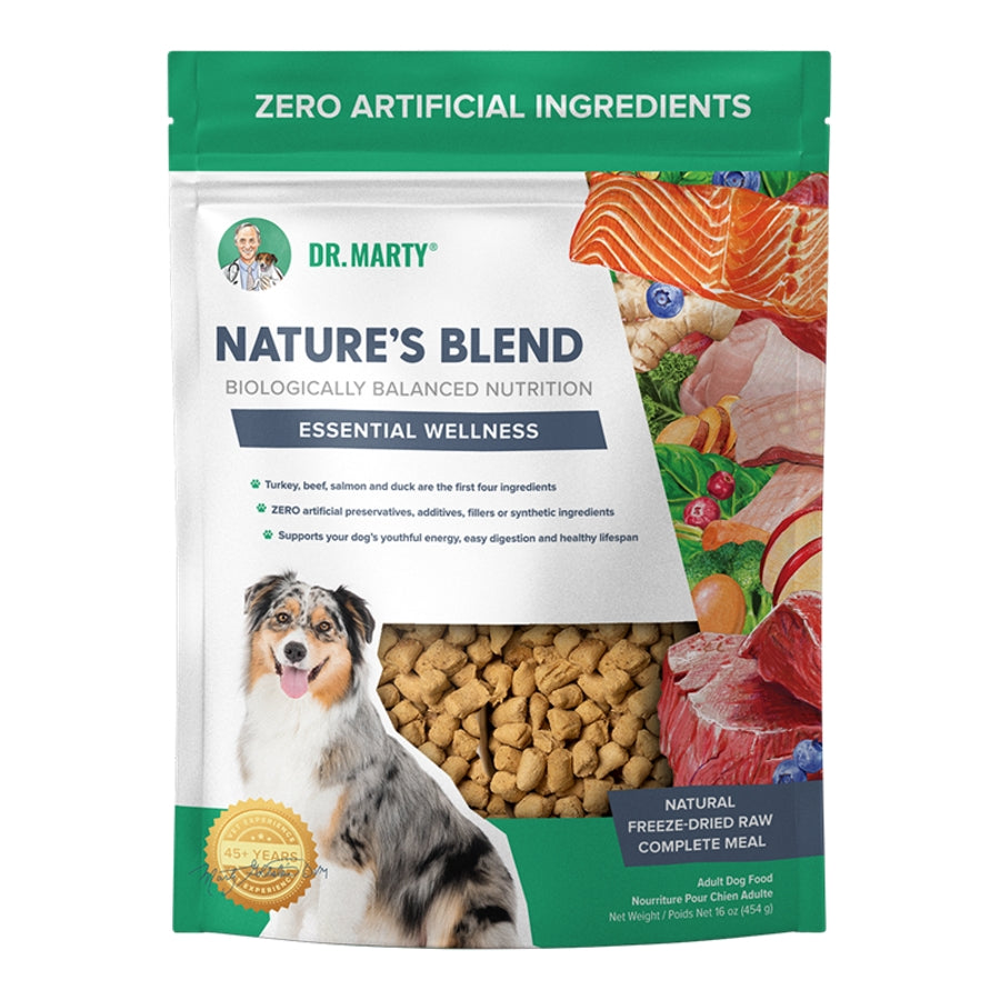 Dr. Marty Freeze-Dried Raw Nature&#39;s Blend Essential Wellness Dog Food