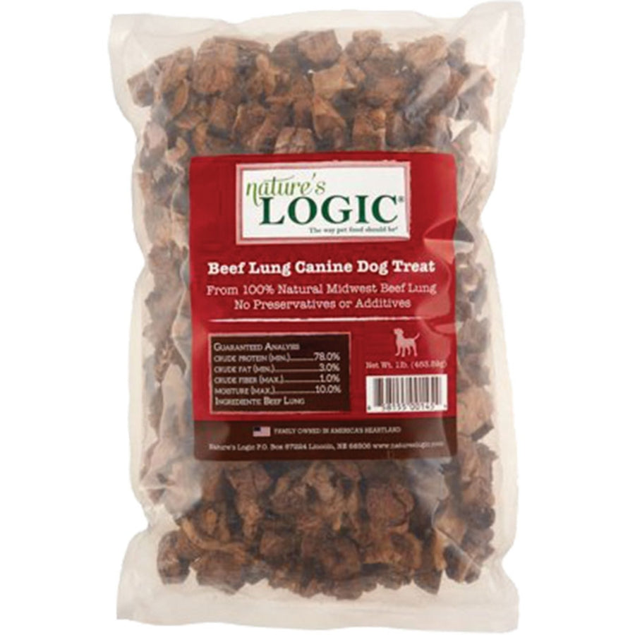 Nature&#39;s Logic Beef Lung Dog &amp; Cat Treats