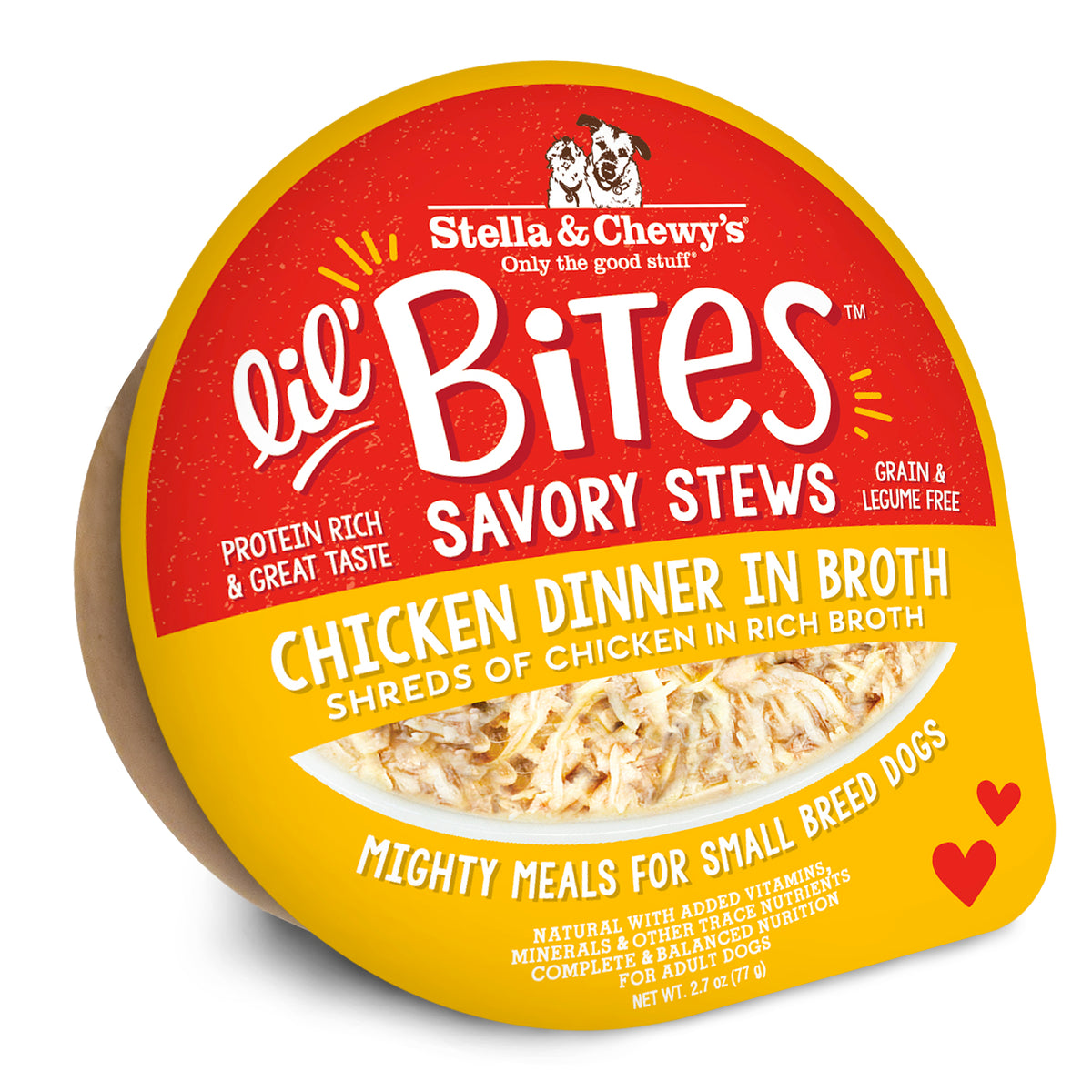 Stella &amp; Chewy&#39;s Lil Bites Savory Stews Chicken Dinner in Broth Dog Food