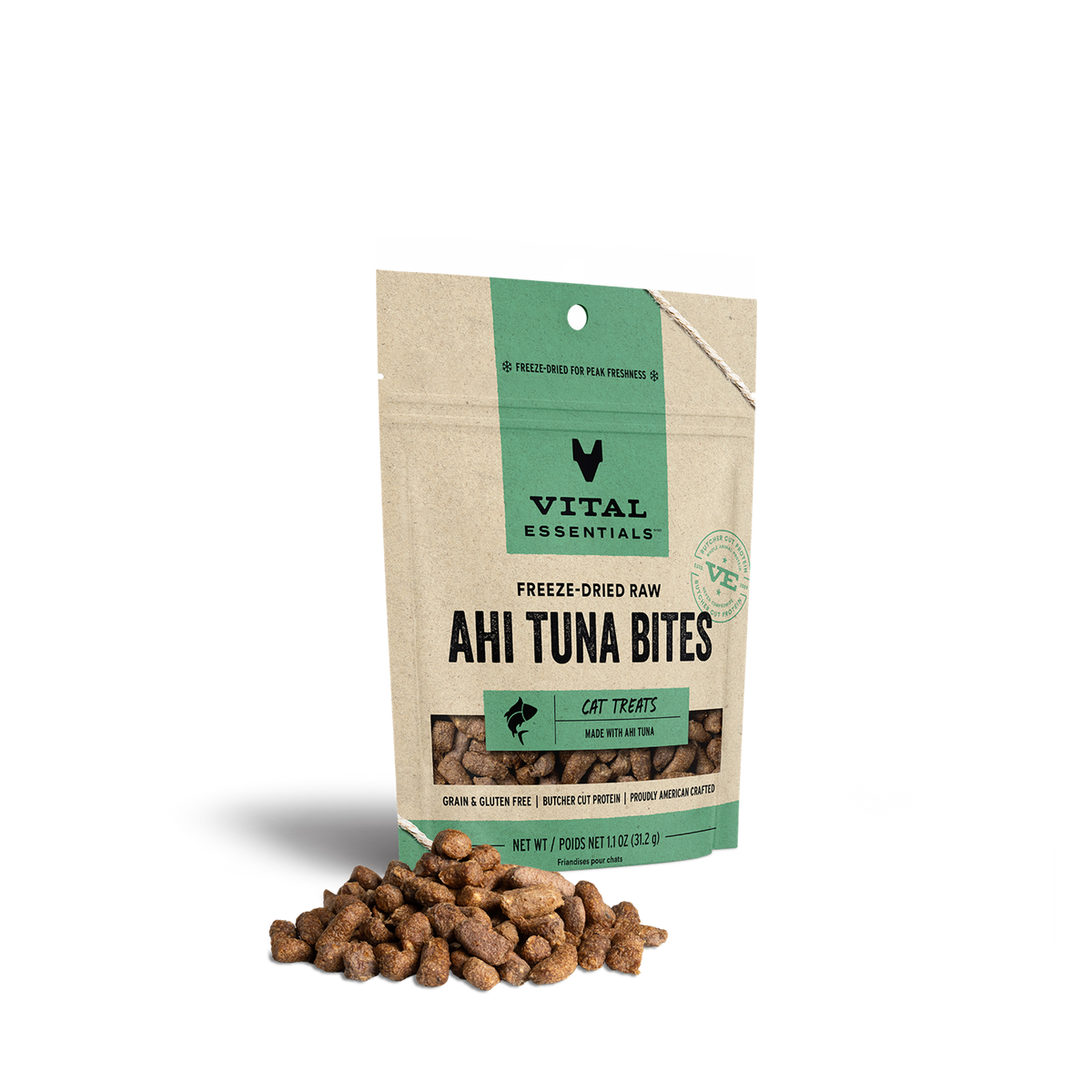 Vital Essentials Freeze-Dried Raw AHI Tuna Cat Treats