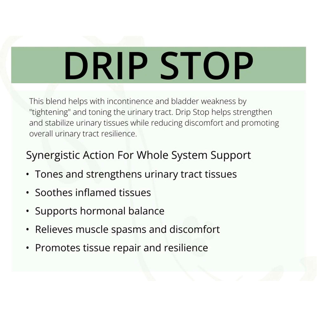 Solutions Pet Products Drip Stop Liquid Herbal Supplement for Dogs &amp; Cats