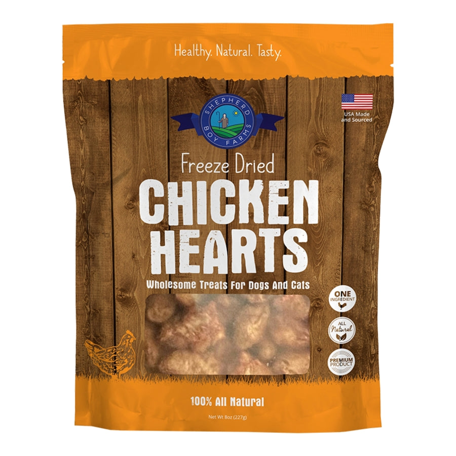 Shepherd Boy Farms Freeze-Dried Chicken Heart Dog & Cat Treats