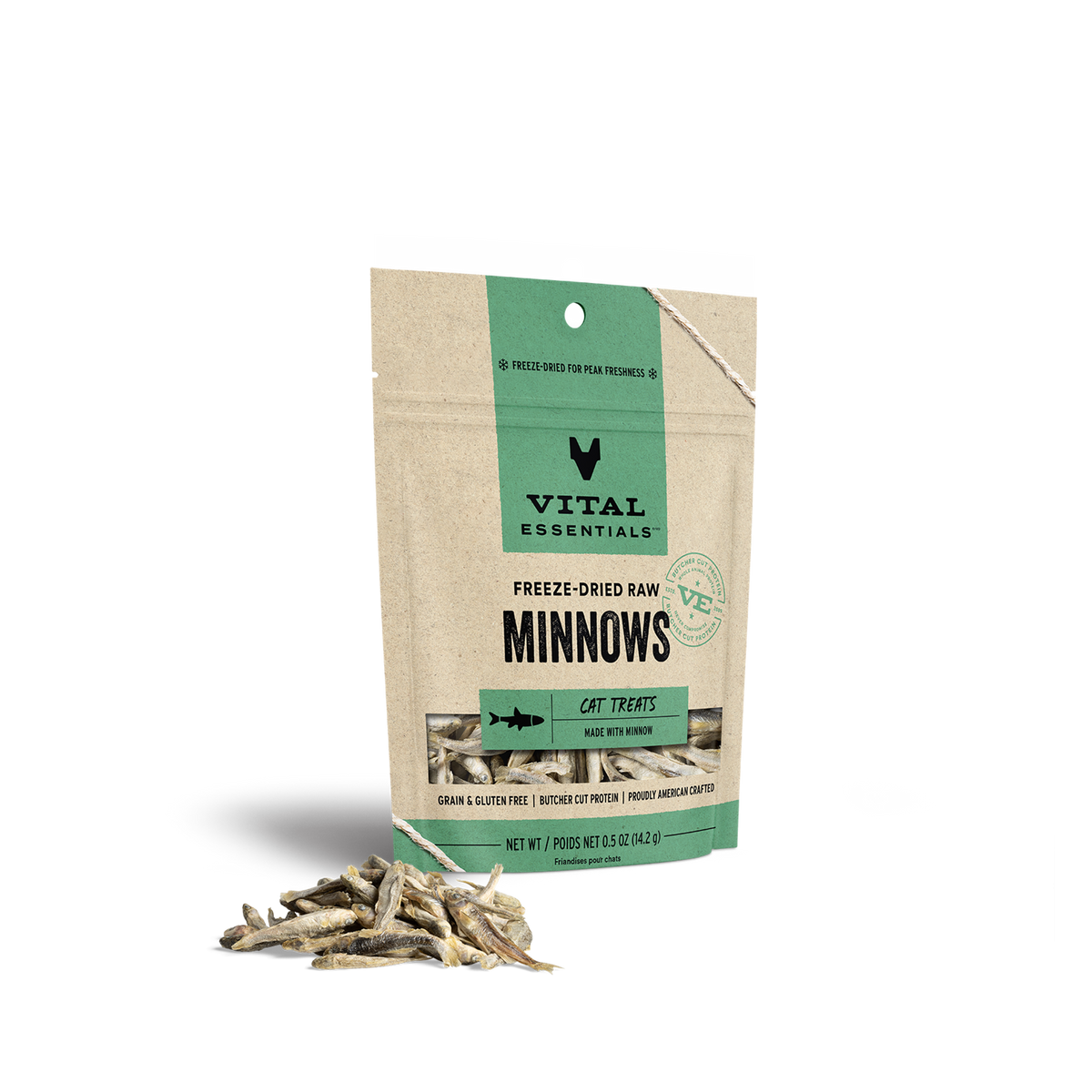 Vital Essentials Freeze-Dried Raw Minnows Cat Treats