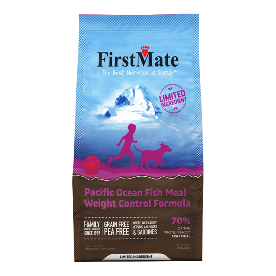 FirstMate Limited Ingredient Pacific Ocean Fish Meal Weight Control Formula Dog Food