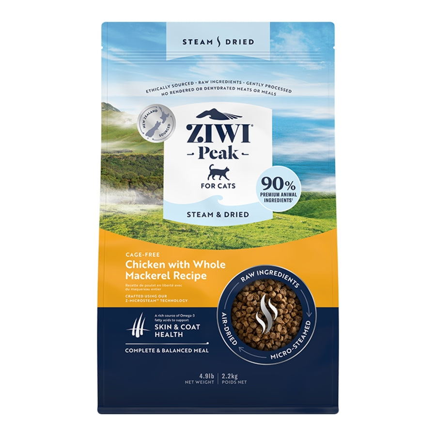 Ziwi Peak Stream &amp; Dried Chicken with Whole Mackerel Cat Food