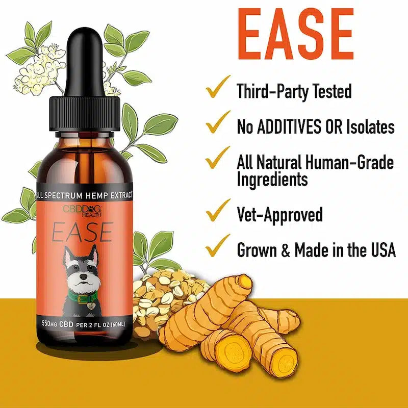 CBD Dog Health EASE CBD Oil for Dogs