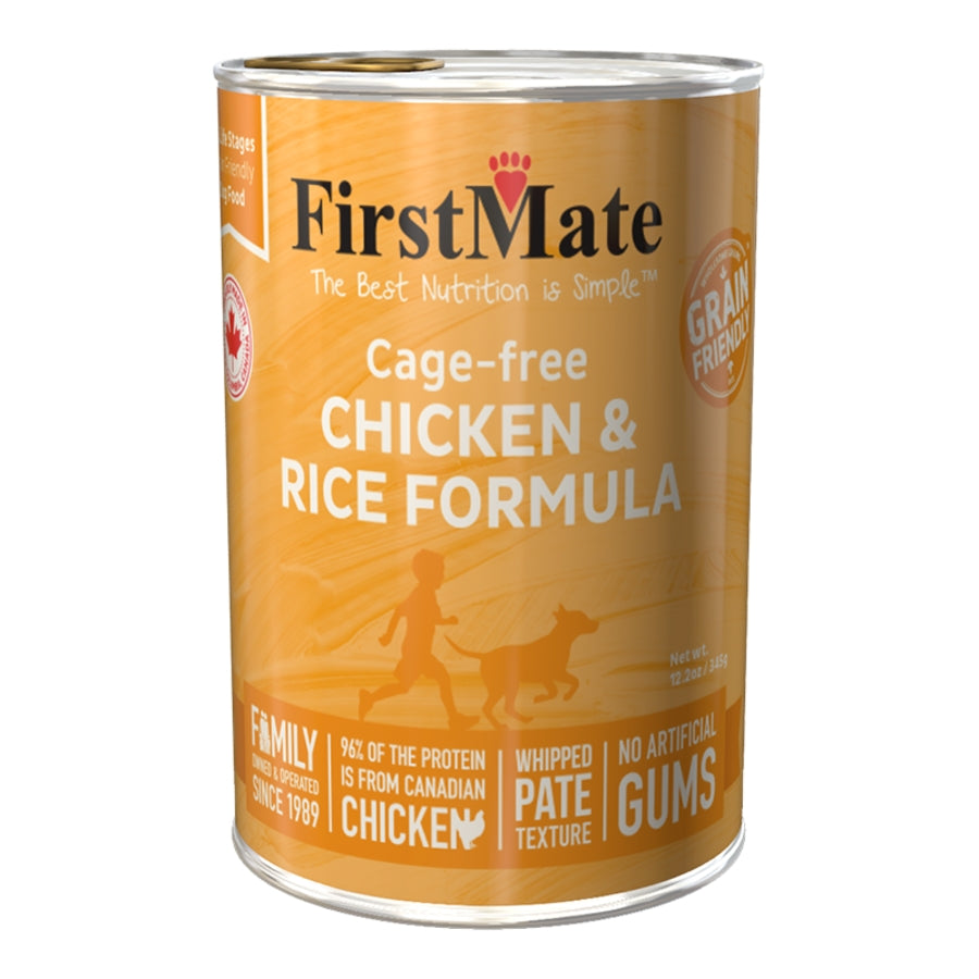 FirstMate Cage-Free Chicken &amp; Rice Formula Canned Dog Food