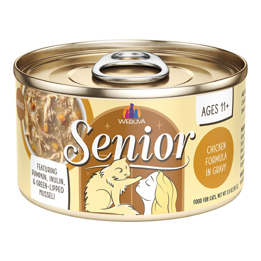 Weruva Senior Chicken Formula in Gravy Canned Cat Food