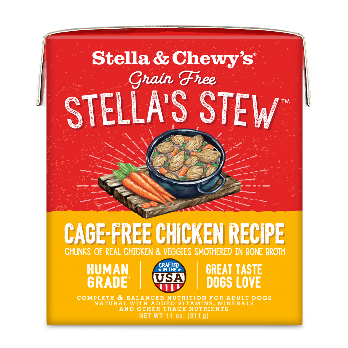 Stella &amp; Chewy&#39;s Stella&#39;s Stew Chicken Dog Food