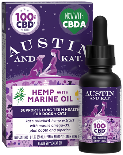 Austin and Kat CBD Original Oil for Dogs and Cats