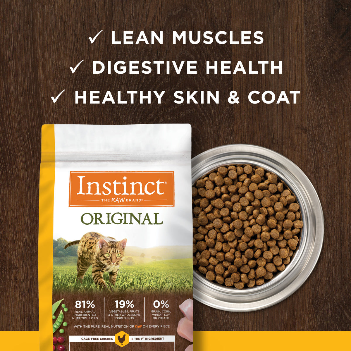 Instinct Original Grain-Free Recipe with Real Chicken Dry Cat Food