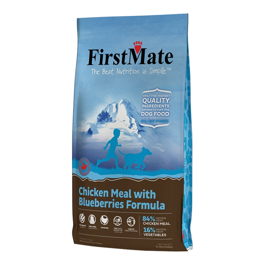 FirstMate Limited Ingredient Chicken Meal with Blueberries Formula Dog Food