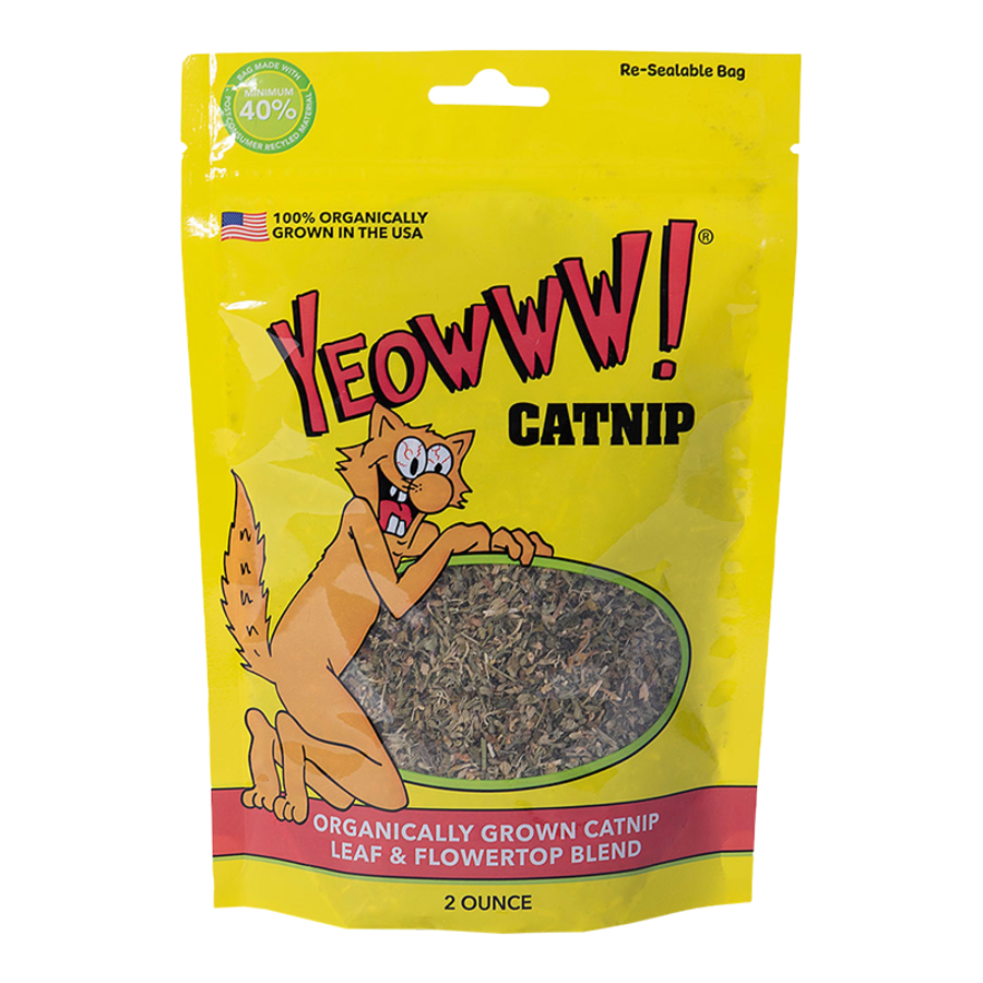 Yeowww! Catnip Organic Leaf &amp; Flowertop Blend