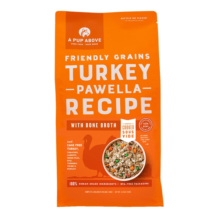 A Pup Above Turkey Pawella Gently Cooked Frozen Dog Food