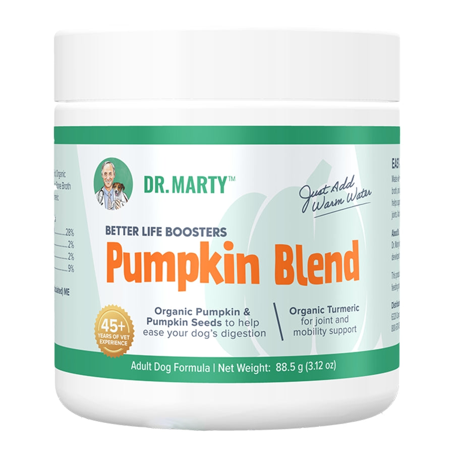 Dr. Marty Better Life Boosters Pumpkin Blend Dog Food Supplement