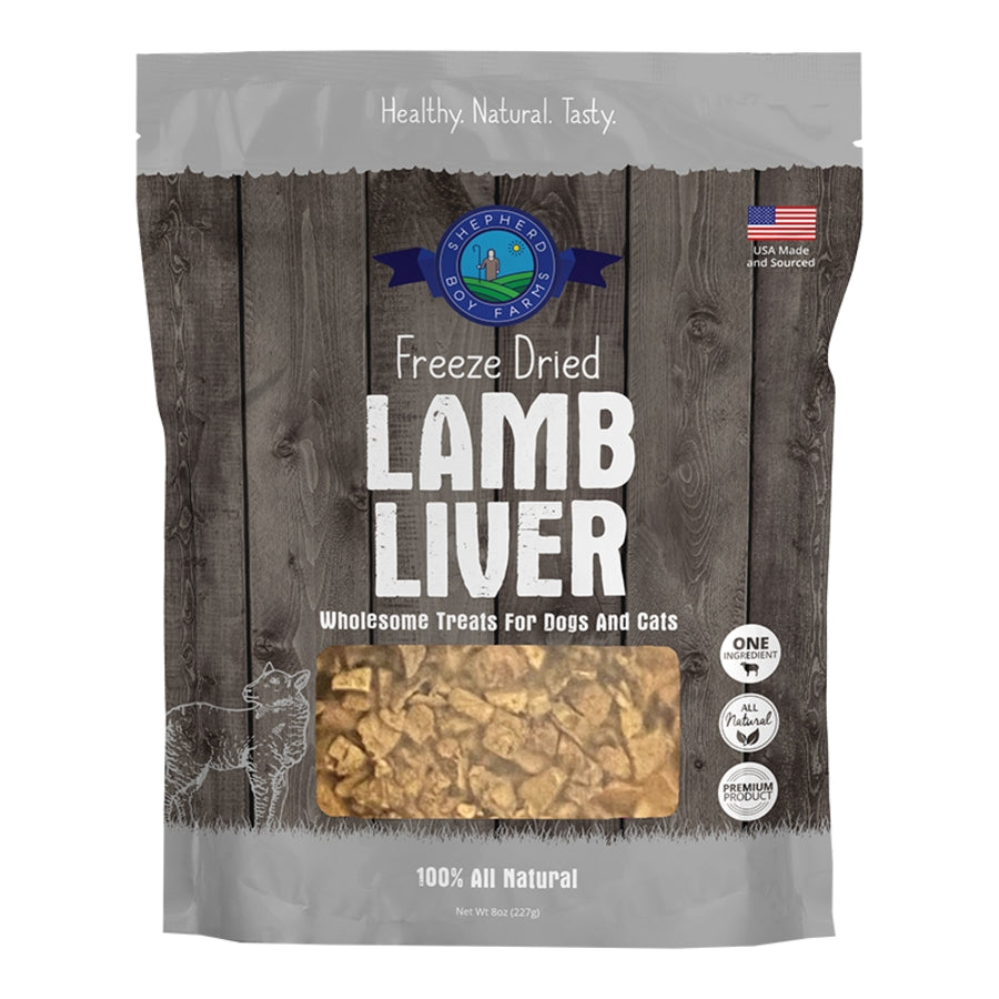 Shepherd Boy Farms Freeze-Dried Lamb Liver Dog & Cat Treats