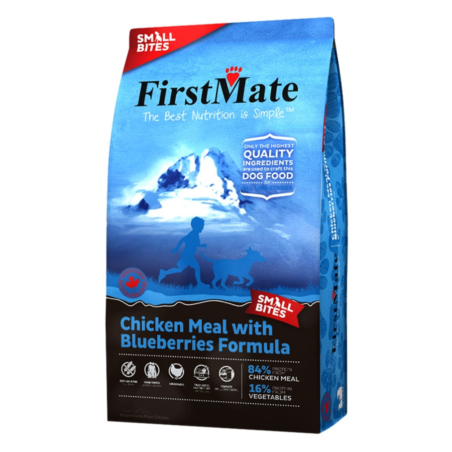 FirstMate Limited Ingredient Chicken Meal with Blueberries Formula Small Bites Dog Food
