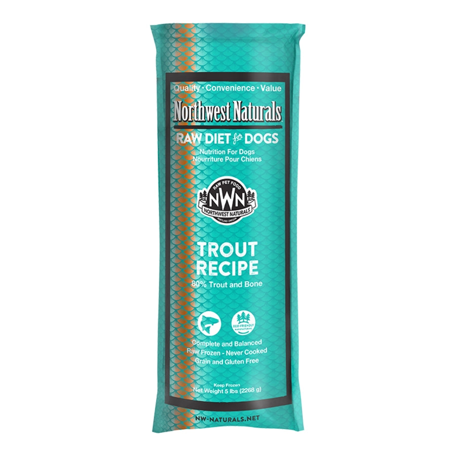 Northwest Naturals Frozen Raw Trout Dog Food