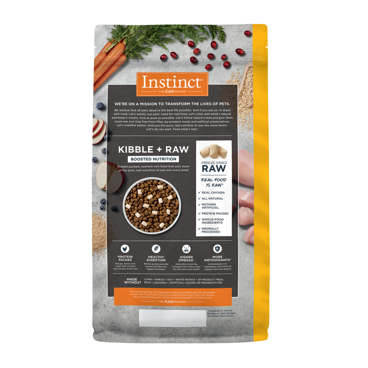 Instinct Raw Boost Whole Grain Real Chicken &amp; Brown Rice Recipe Dry Dog Food