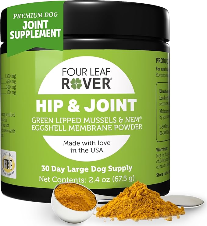 Four Leaf Rover Hip &amp; Joint Supplement for Dogs
