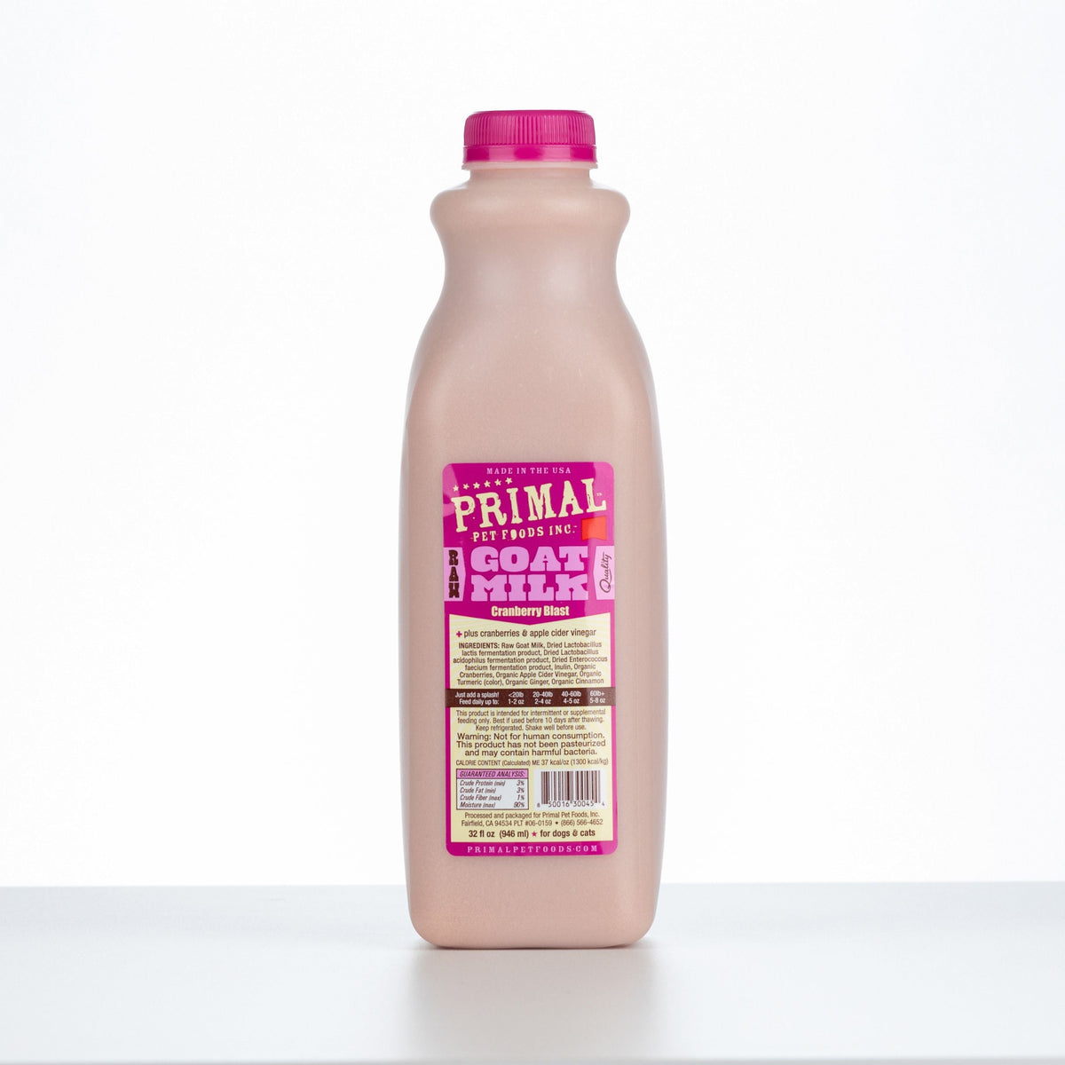Primal Frozen Goat Milk Cranberry Blast for Dogs &amp; Cats
