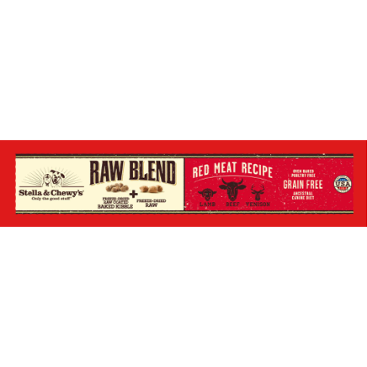Stella &amp; Chewy&#39;s Kibble Raw Blend Red Meat Dog Food