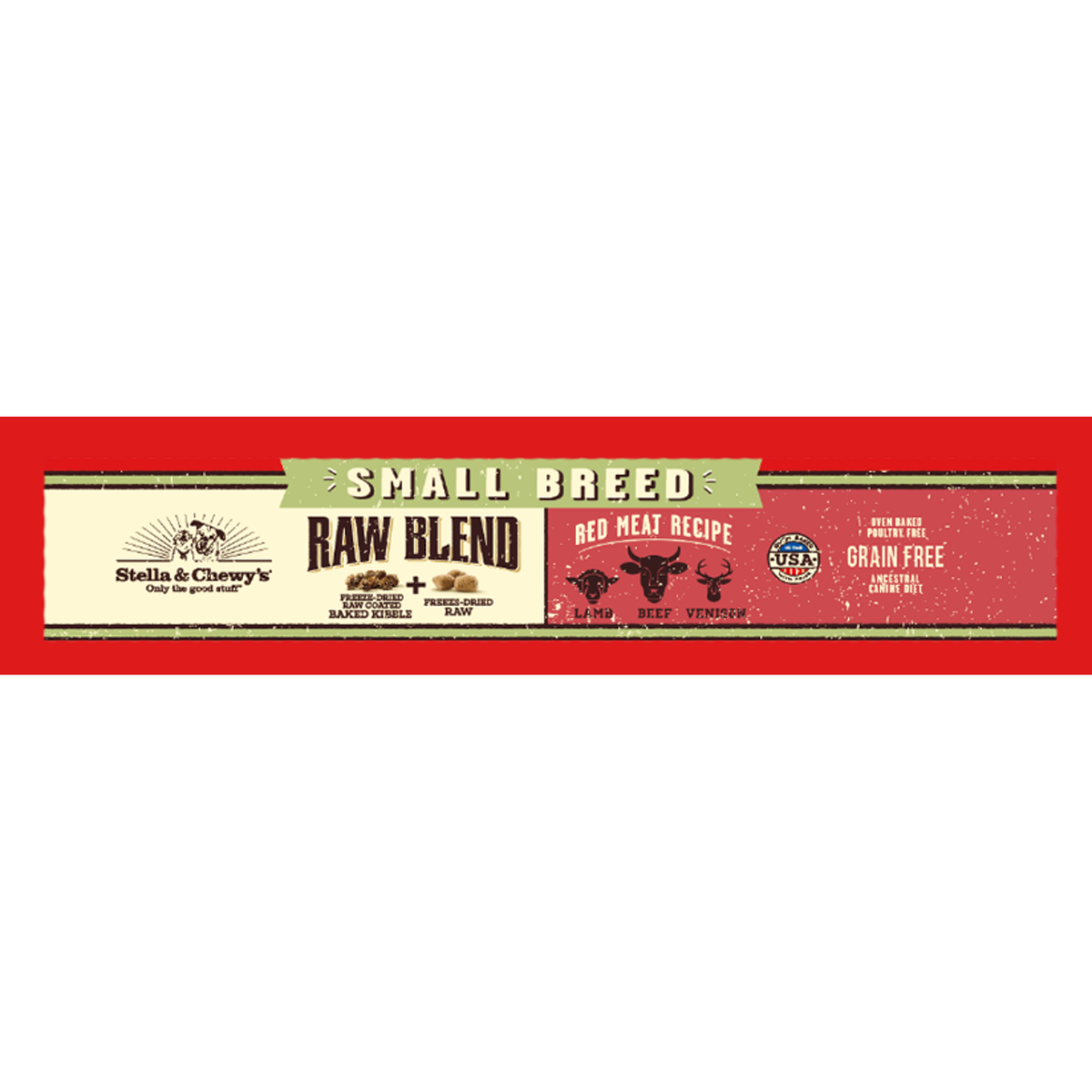 Stella &amp; Chewy&#39;s Kibble Raw Blend Red Meat Small Breed Dog Food