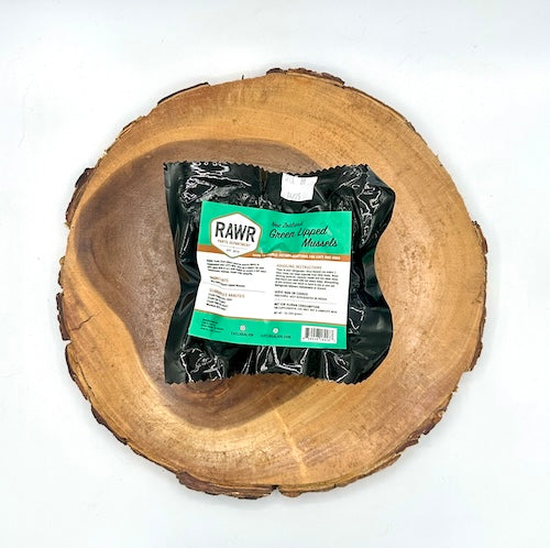 Rawr Frozen Raw Green Lipped Mussels for Dogs & Cats