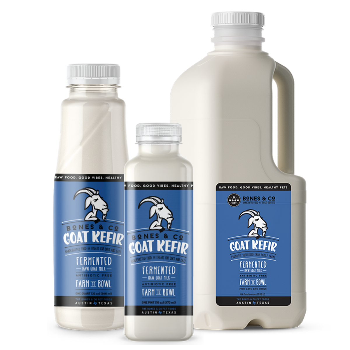 The Bones &amp; Co Frozen Raw Goat Kefir for Dogs &amp; Cats