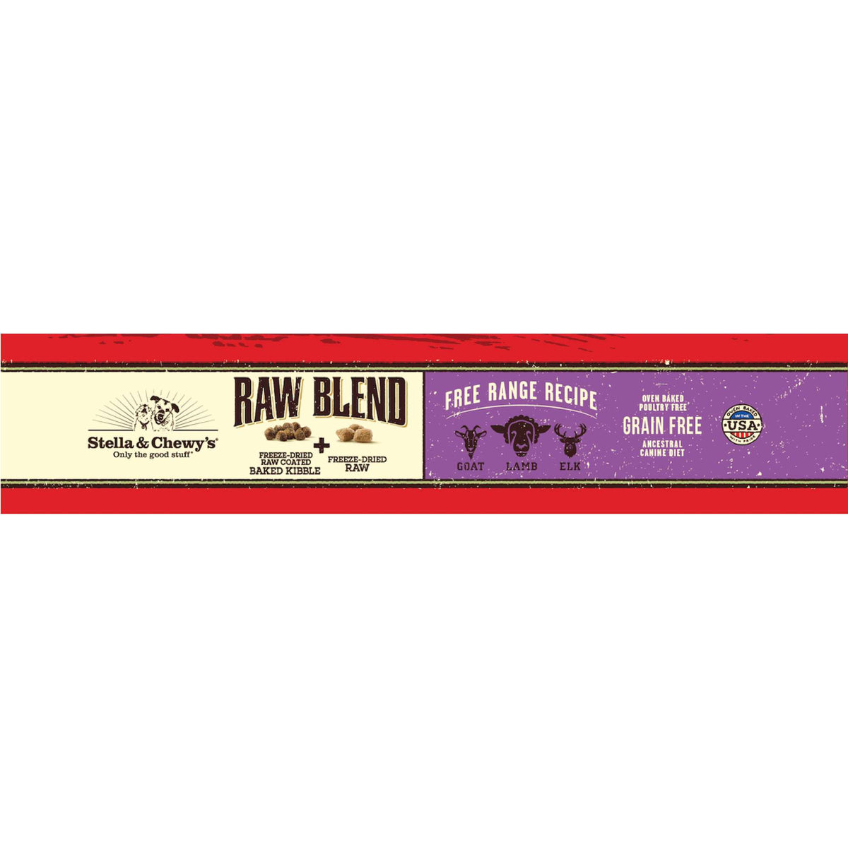 Stella &amp; Chewy&#39;s Kibble Raw Blend Free Range Lamb Dog Food