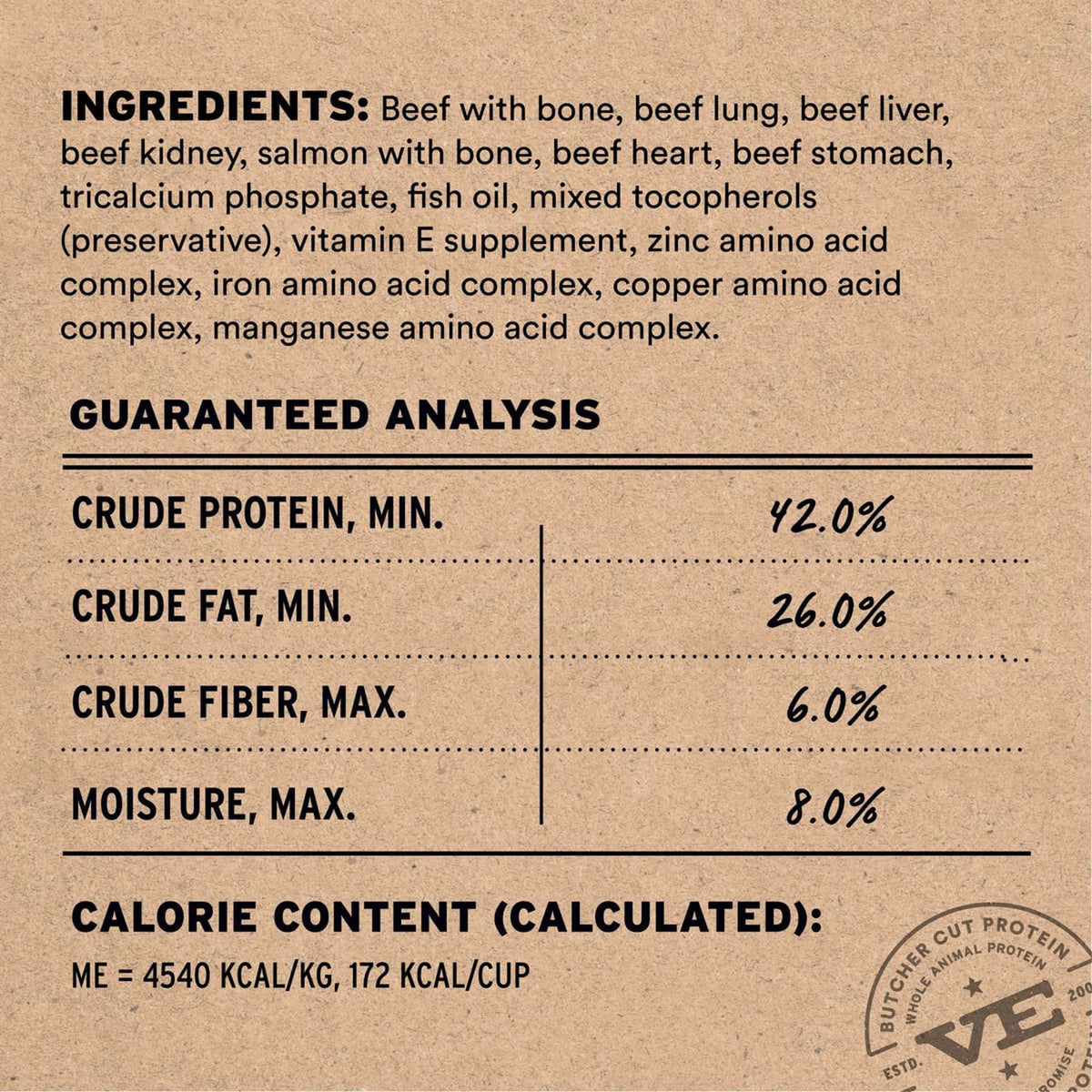 Vital Essentials Freeze-Dried Raw Beef &amp; Salmon Dog Food