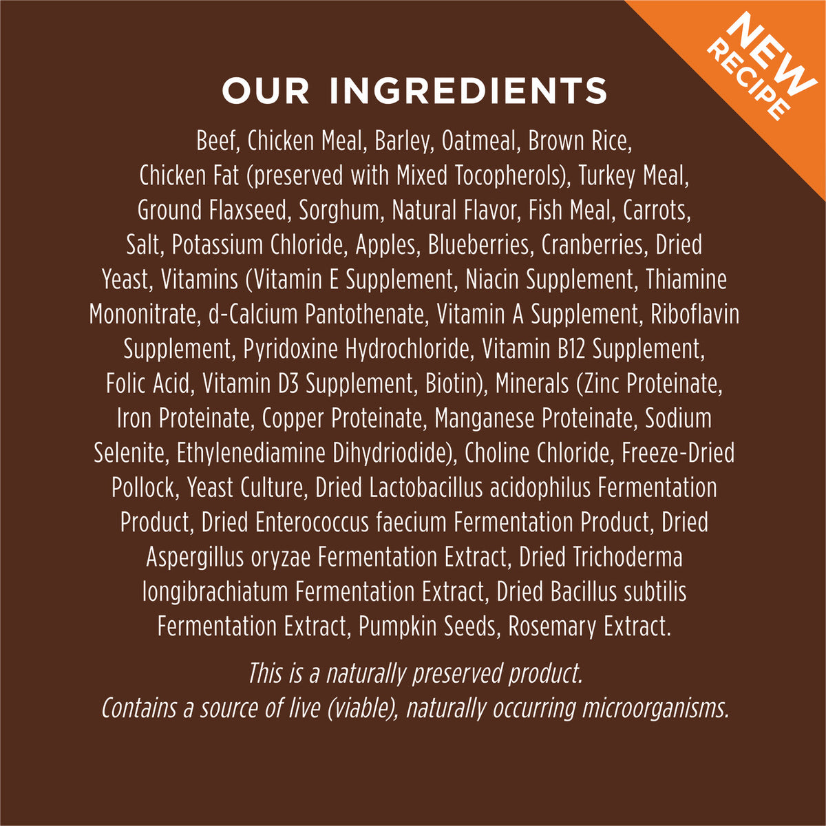 Instinct Be Natural Real Beef &amp; Barley Recipe Dry Dog Food