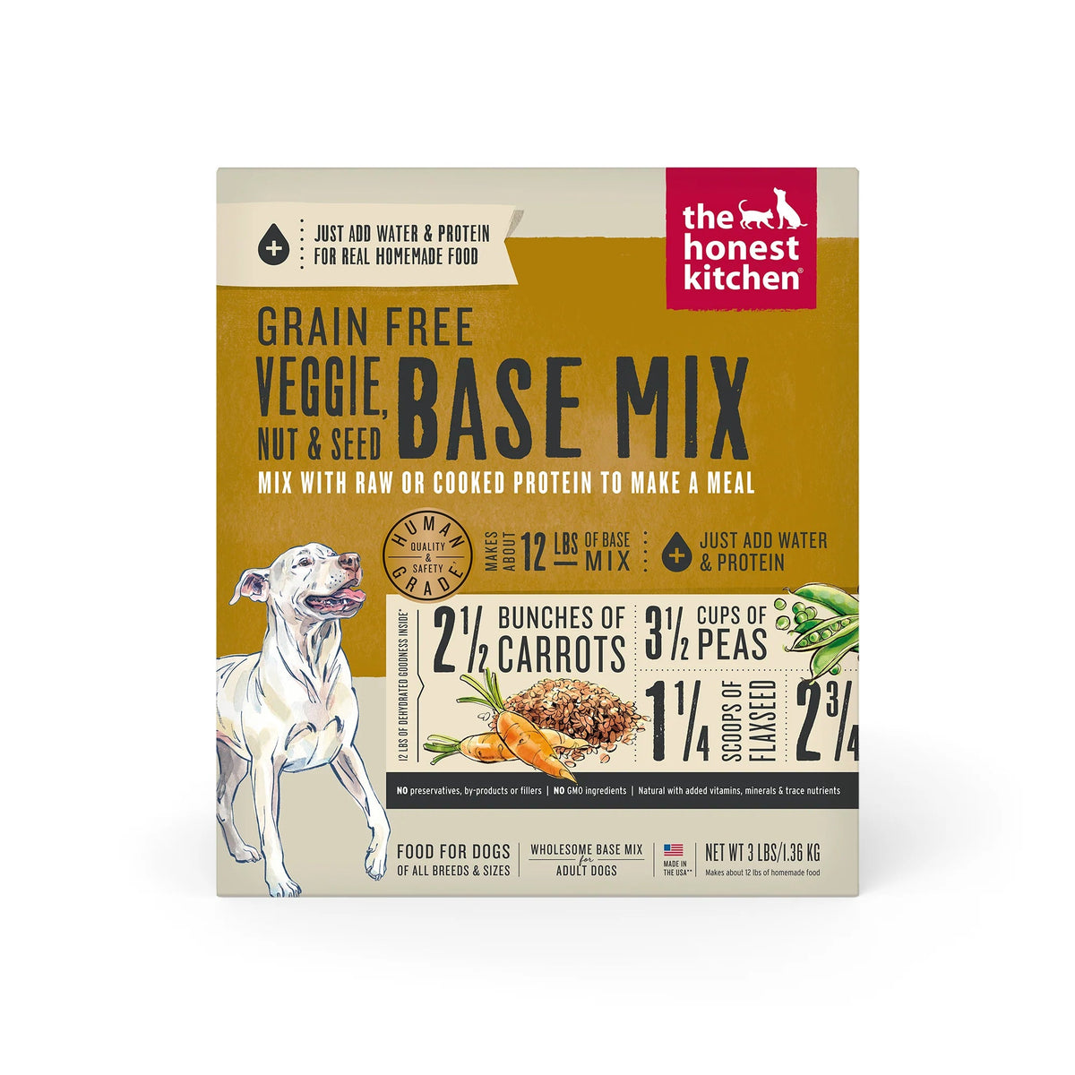 The Honest Kitchen Grain Free Veggie, Nut &amp; Seed Dog Food Base Mix