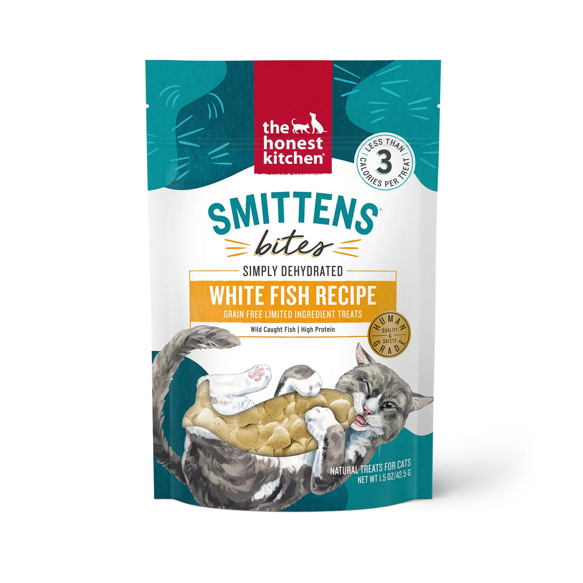 The Honest Kitchen Smittens Bites Whitefish Cat Treats