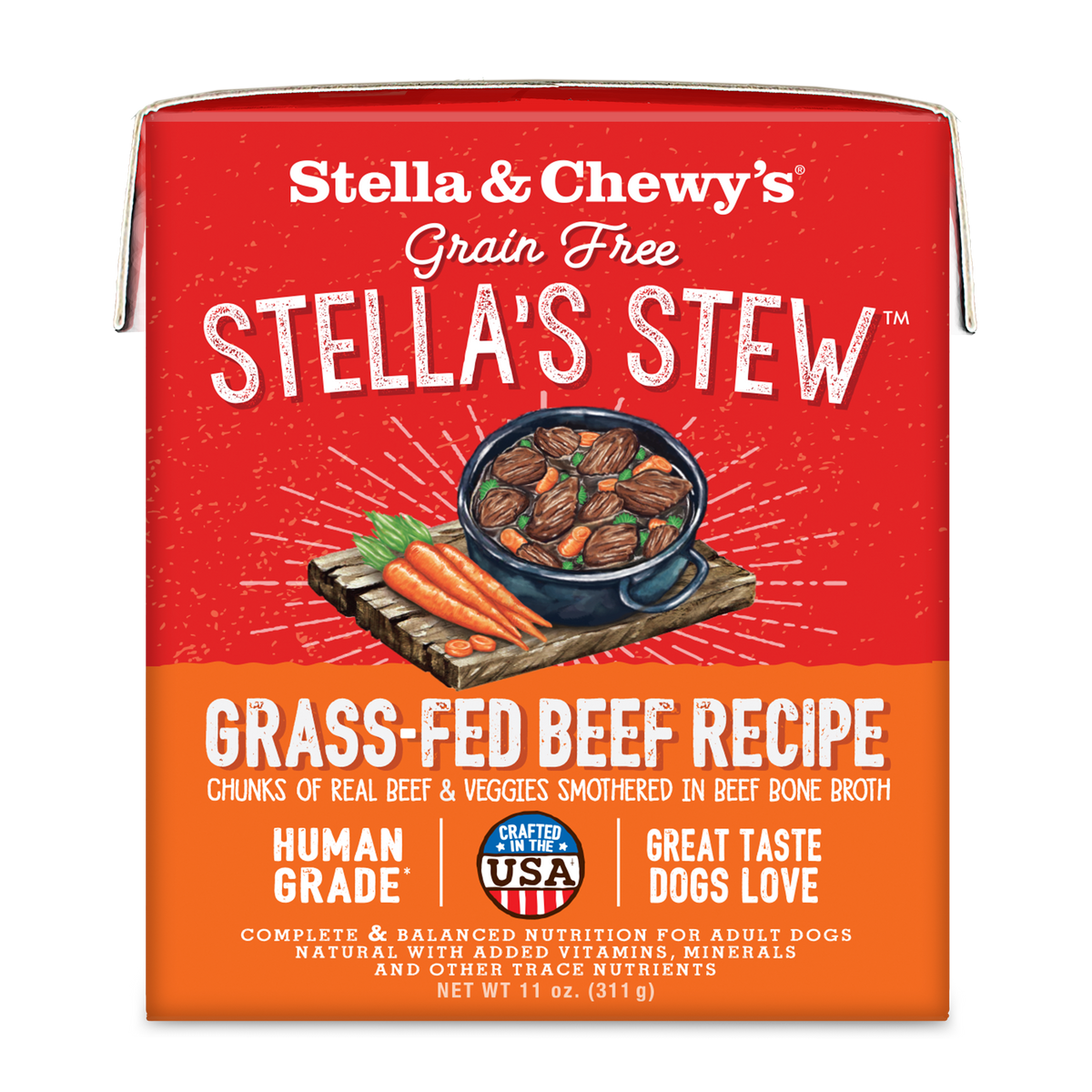 Stella &amp; Chewy&#39;s Stella&#39;s Stew Beef Dog Food