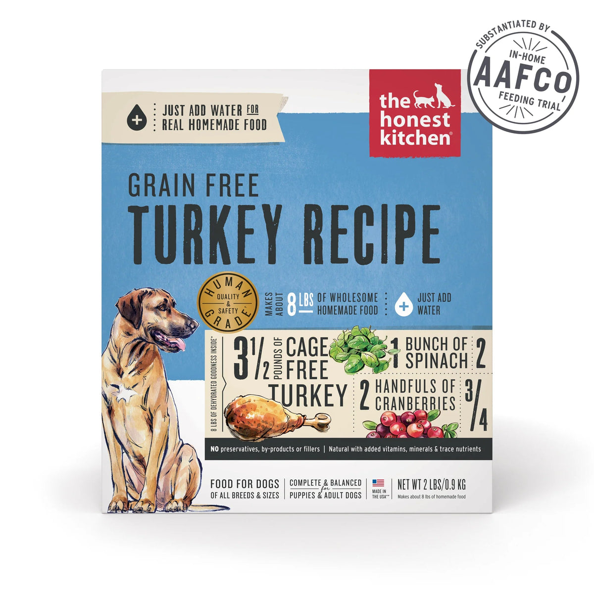 The Honest Kitchen Grain Free Dehydrated Turkey Dog Food