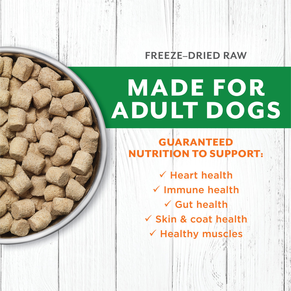 Instinct® Raw Longevity™ 100% Freeze-Dried Raw Meals Grass-Fed Lamb Recipe for Dogs