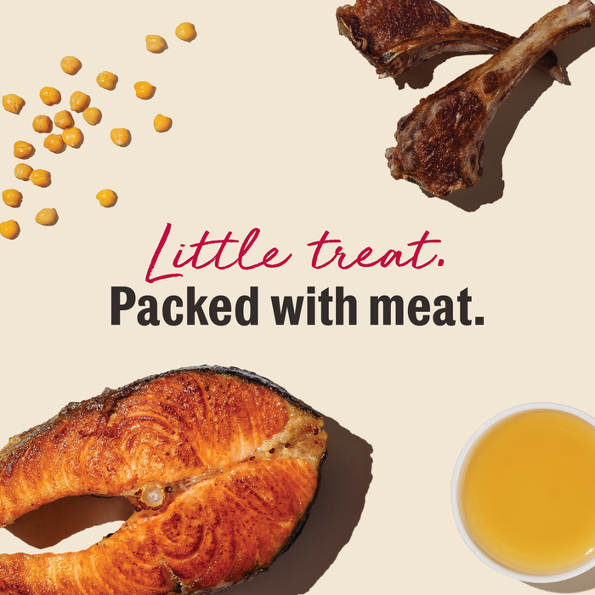 The Honest Kitchen Meaty Littles Training Treats Lamb &amp; Salmon Puppy Blend Dog Treats