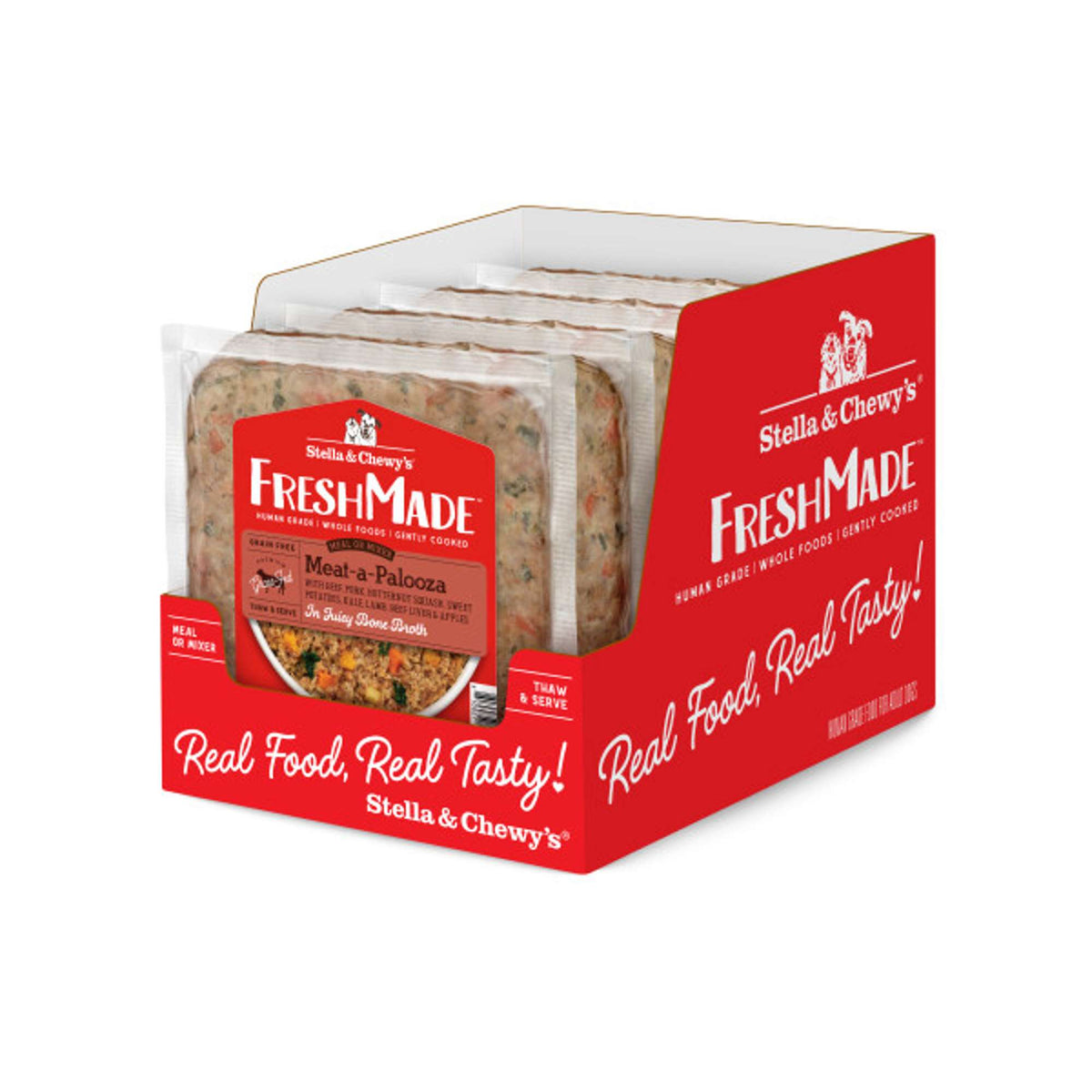 Stella &amp; Chewy&#39;s FreshMade Meat-a-Palooza Gently Cooked Dog Food