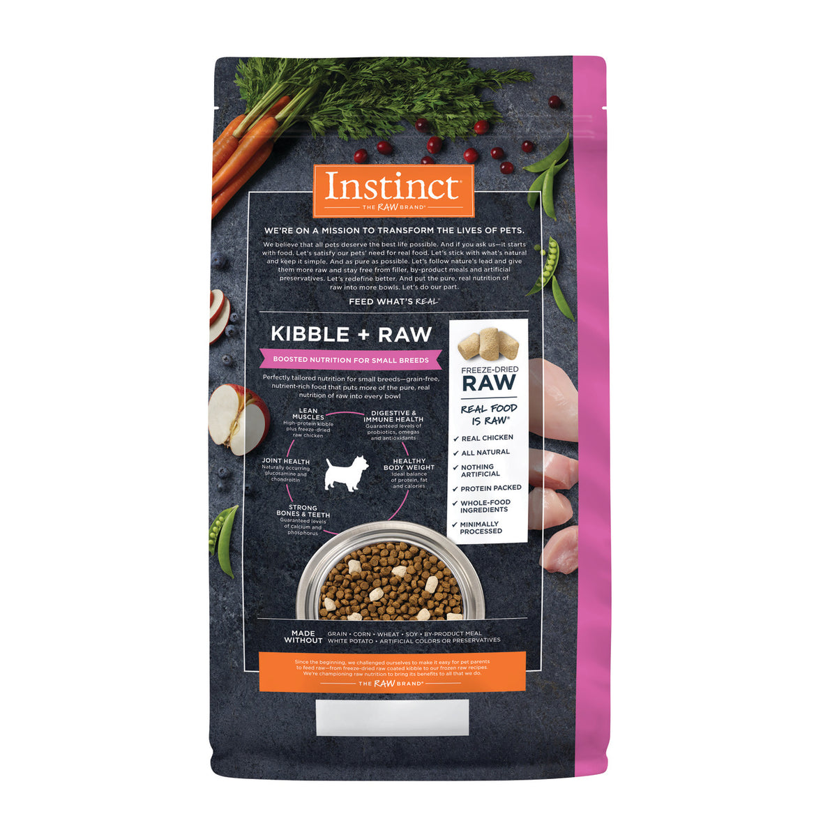 Instinct Raw Boost Small Breed Grain-Free Recipe with Real Chicken Dry Dog Food