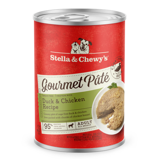 Stella &amp; Chewy&#39;s Gourmet Pate Chicken &amp; Duck with Organ Meat Canned Dog Food