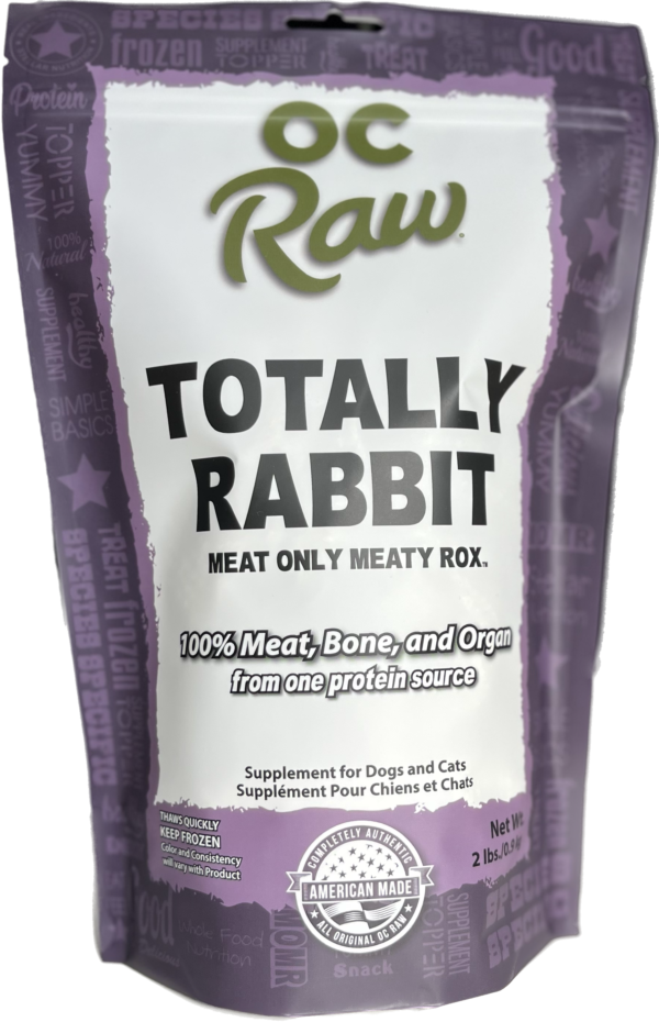OC Raw Totally Rabbit Frozen for Dogs &amp; Cats