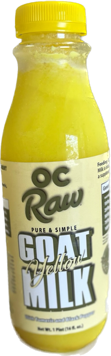 OC Raw Frozen Pure &amp; Simple Yellow Goat Milk for Dogs