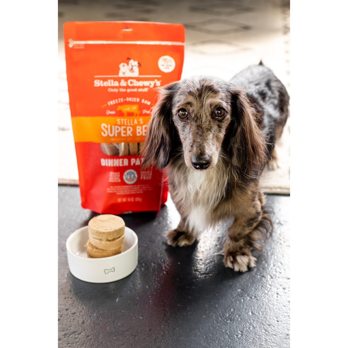Stella &amp; Chewy&#39;s Freeze-Dried Raw Stella&#39;s Super Beef Dinner Patties Dog Food