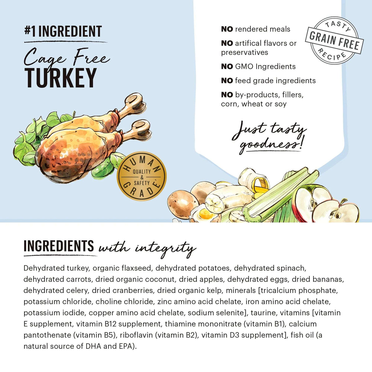 The Honest Kitchen Grain Free Dehydrated Turkey Dog Food
