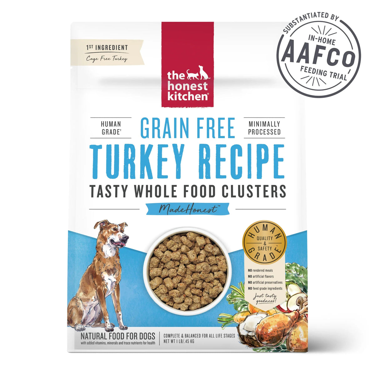 The Honest Kitchen Grain Free Turkey Clusters Dog Food